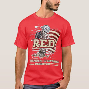 Onthoud dat iedereen die op vrijdag 1 (2) RED heef T-shirt