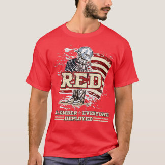 Onthoud dat iedereen die op vrijdag 1 (2) RED heef T-shirt