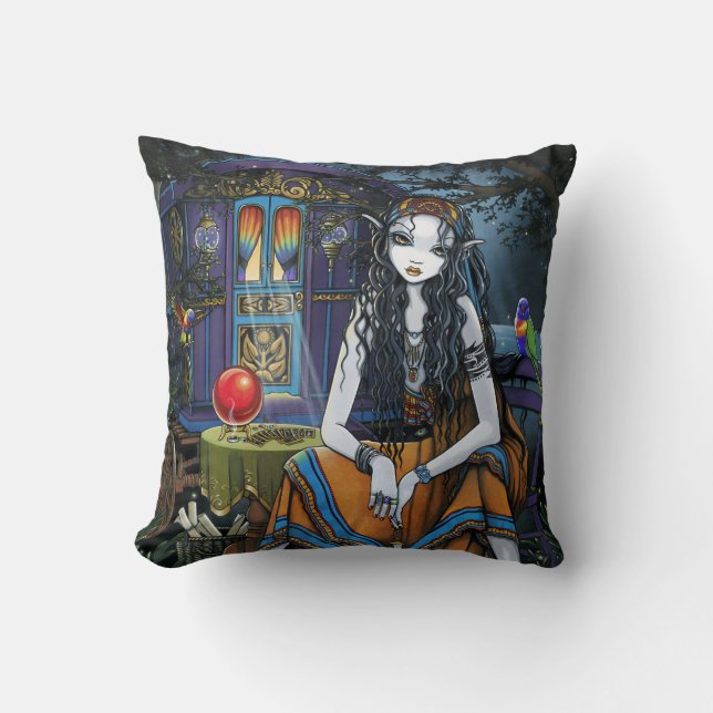 Onthoud dat ik BoHo Gypsy Fortune Teller BIG Pillo Kussen (Voorkant)