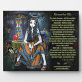 Onthoud dat ik met Gypsy Teller Poem Plaque Fotoplaat (Voorkant)
