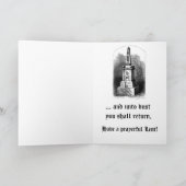 Onthoud dat je stof bent feestdagen kaart (Binnen)