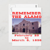 Onthoud de Alamo #001 Briefkaart (Voorkant / Achterkant)