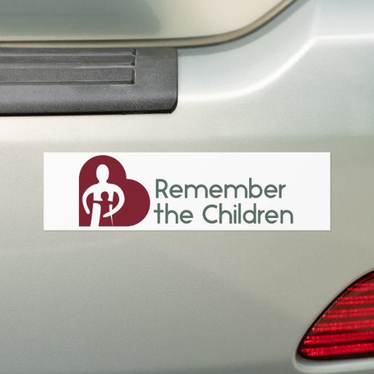 Onthoud de Bumpersticker Kinderen (Op auto)