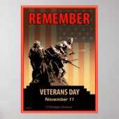 Onthoud de dag van de Veteranen Poster (Voorkant)