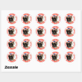 Onthoud de dag van de Veteranen Ronde Sticker (Vel)