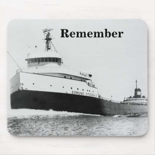 Onthoud: De Edmund Fitzgerald Muismat (Voorkant)