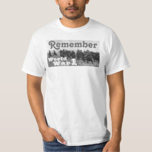 Onthoud de Eerste Wereldoorlog T-shirt