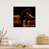 Onthoud de gevallenen poster (Keuken)