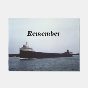 Onthoud de grote meren van Edmund Fitzgerald Deurmat