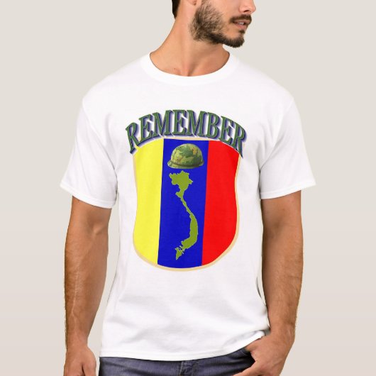 Onthoud de logo van de Vietnam T-shirt (Voorkant)