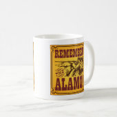 Onthoud de mok voor de koffie in Alamo (Voorkant rechts)