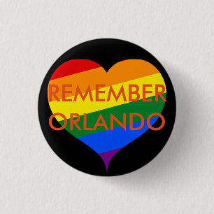 Onthoud de orlando Memorial Button
