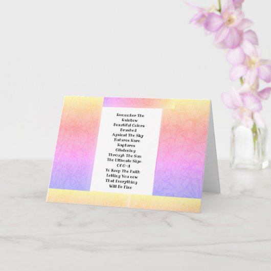 Onthoud de regenboog kaart (Orchidee)