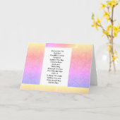 Onthoud de regenboog kaart (Gele Bloem)