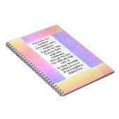 Onthoud de regenboog notitieboek (Rechterzijde)