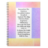 Onthoud de regenboog notitieboek (Voorkant)