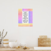 Onthoud de regenboog poster (Keuken)