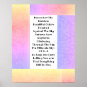 Onthoud de regenboog poster (Voorkant)