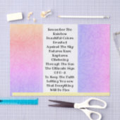 Onthoud de regenboog tissuepapier (Craft)