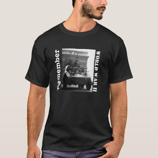 Onthoud de Tweede Wereldoorlog T-shirt (Voorkant)
