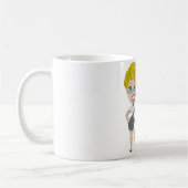 Onthoud de verjaardag van de vrouw, grappig citaat koffiemok (Links)