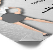 Onthoud de verjaardag van de vrouw, grappig citaat poster (Hoek)