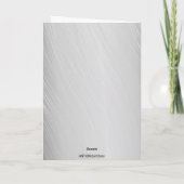 Onthoud de verjaardag van de vrouw, grappige verja bedankkaart (Achterkant)