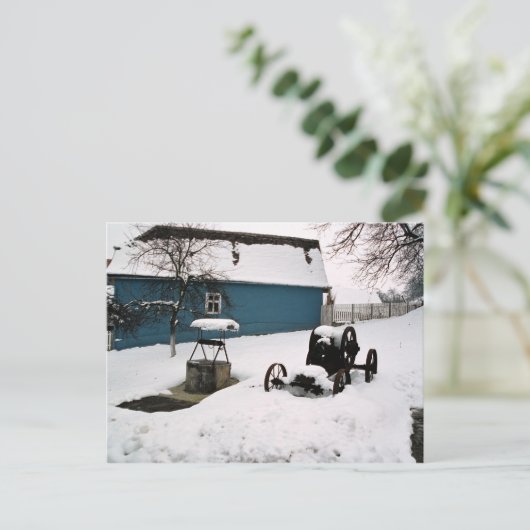 Onthoud de winter briefkaart (Staand voorkant)