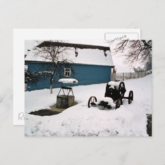 Onthoud de winter briefkaart (Voorkant / Achterkant)