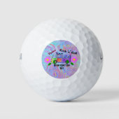 Onthoud de zestig, psychedelisch ontwerp. golfballen (Voorkant)