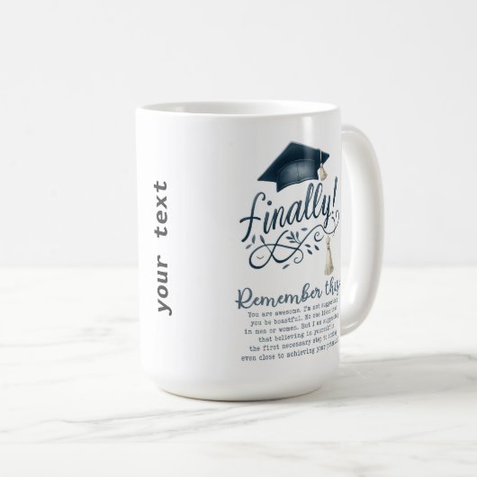 Onthoud dit koffiemok (Voorkant rechts)