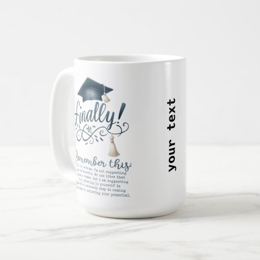 Onthoud dit koffiemok (Voorkant links)