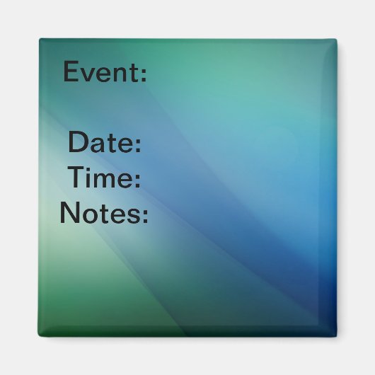 Onthoud dit! Magneet (Voorkant)