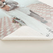 Onthoud dit moment dat de foto van Romantic Quote  Sherpa Deken (3/4)