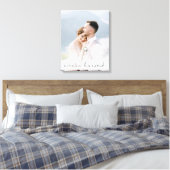 Onthoud dit moment waarop het script Couple Photo Canvas Afdruk (Insitu (Slaapkamer))