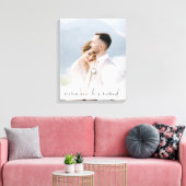 Onthoud dit moment waarop het script Couple Photo Canvas Afdruk (Insitu (Woonkamer))