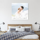 Onthoud dit moment waarop het script Couple Photo  Canvas Afdruk (Insitu (Slaapkamer))
