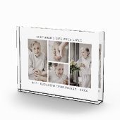 Onthoud een leven Moderne eenvoudige 4 collage Fotoblokken (Rechts)