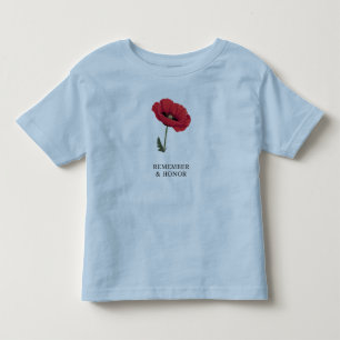 Onthoud en eer kinder shirts