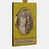 Onthoud je familie verguld banner ornament (Rechts)