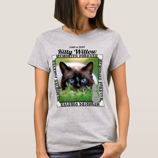 Onthoud je herinneringsfoto van je kattenhuisje t-shirt (Voorkant)
