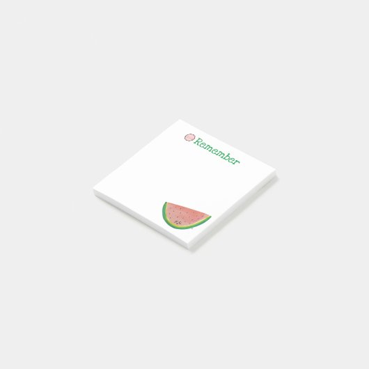 Onthoud, Kawaii Watermelon Post-it® Notes (Schuin)