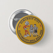 onthoud kinderen ronde button 5,7 cm (Voorkant /achterkant)