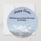 Onthoud Lamb of God Pasen digitale kunst aan de he Feestdagenkaart (Achterkant)