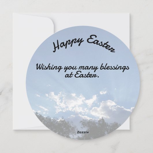 Onthoud Lamb of God Pasen digitale kunst aan de he Feestdagenkaart (Achterkant)