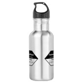 Onthoud: lange herinnering, kwade streep, geduld waterfles (Achterkant)