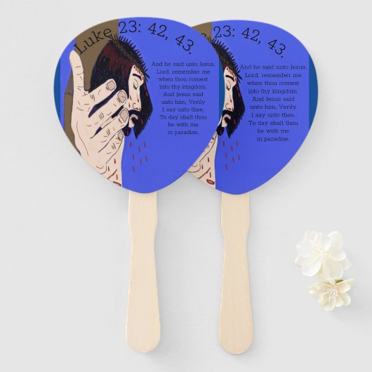 Onthoud me handwaaier (Voorkant en achterkant)