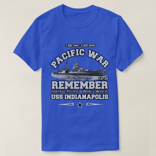 ONTHOUD ONS INDIANAPOLIS CA35 T-SHIRT (Design voorkant)