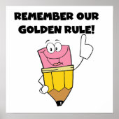 Onthoud onze Gouden Regel Poster (Voorkant)