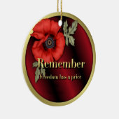 Onthoud Poppy Keramisch Ornament (Rechts)